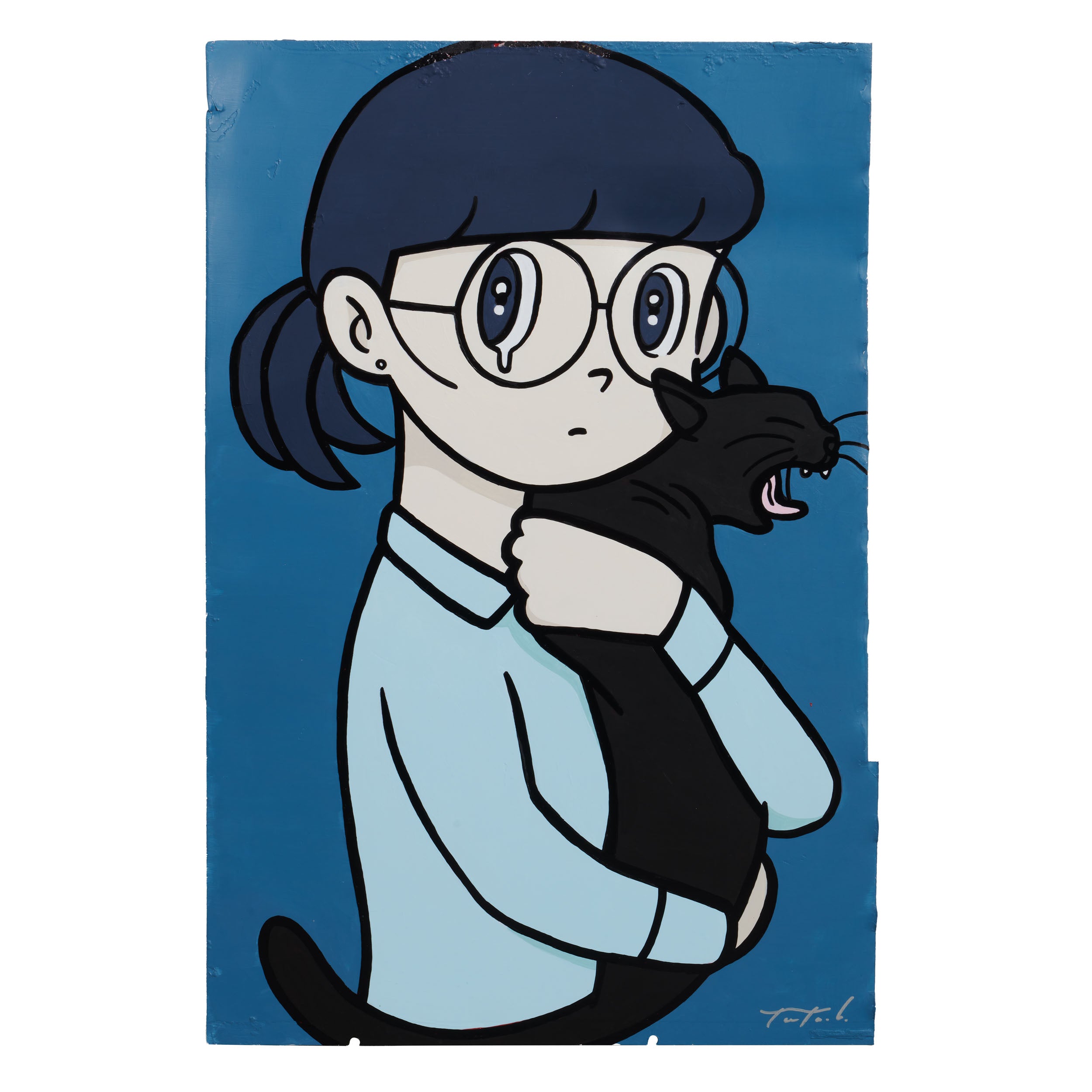 EYEWATER ANIMAL VER. SOLID BLACK / BLUE – 4BYSIX