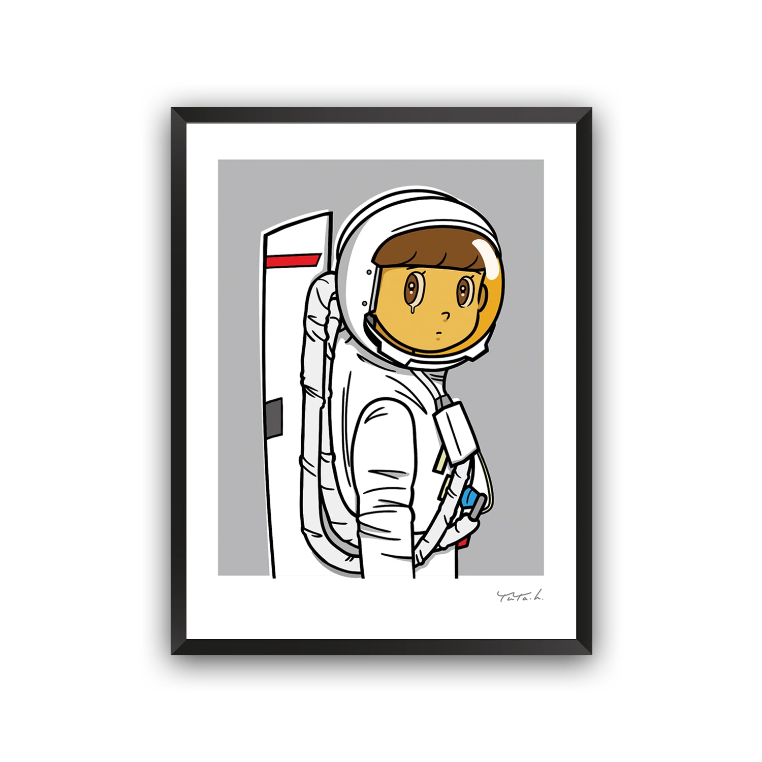 Yuya Hashizume Print - Spaceship Grey