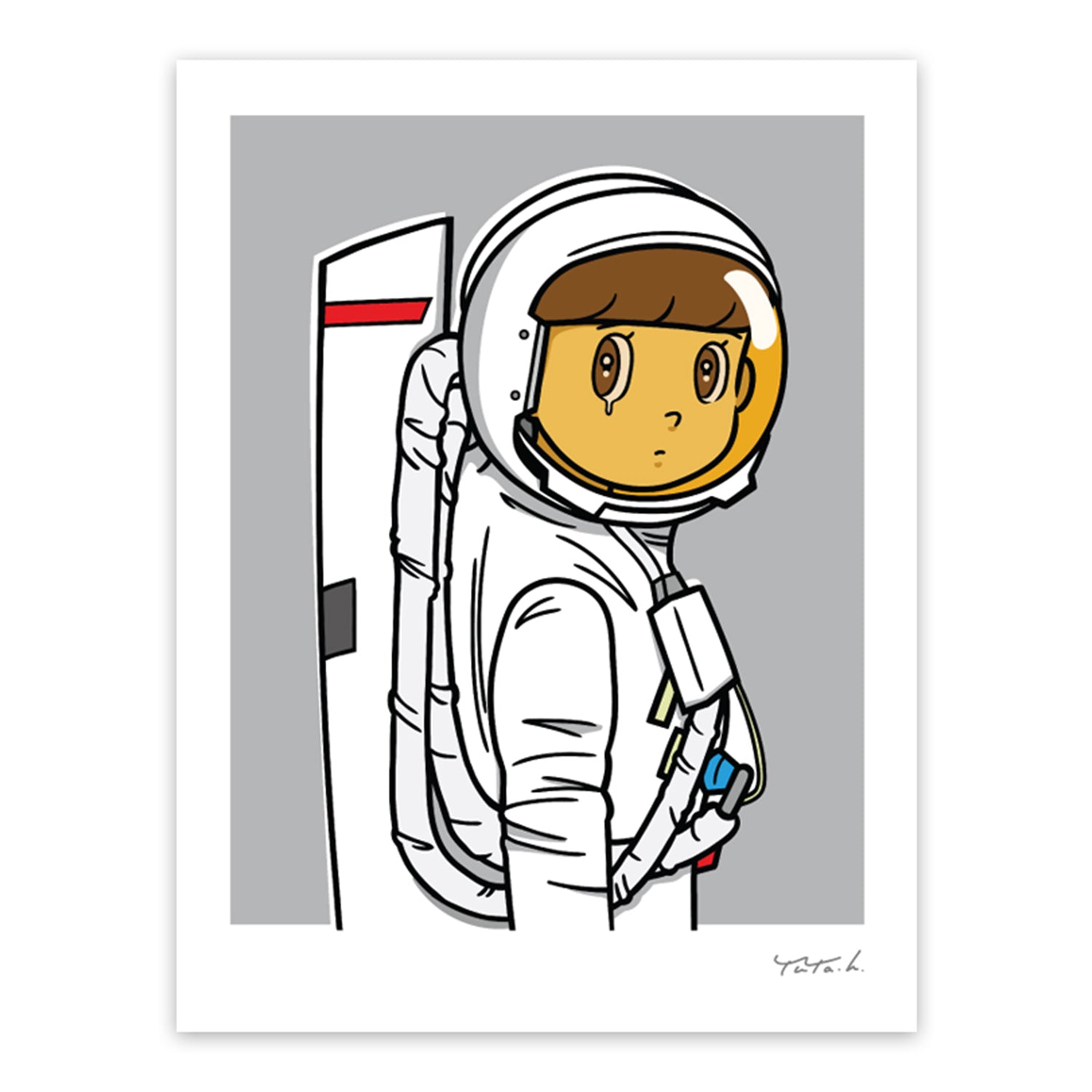 Yuya Hashizume Print - Spaceship Grey